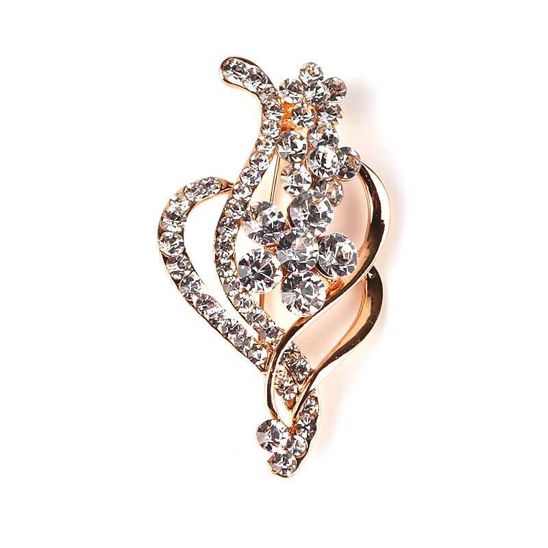 Bloem Crystal Pearl Broche Voor Vrouwen Broche Pin Boeket Strass Broches En Pinnen Sjaal Clip Sieraden: Style 6