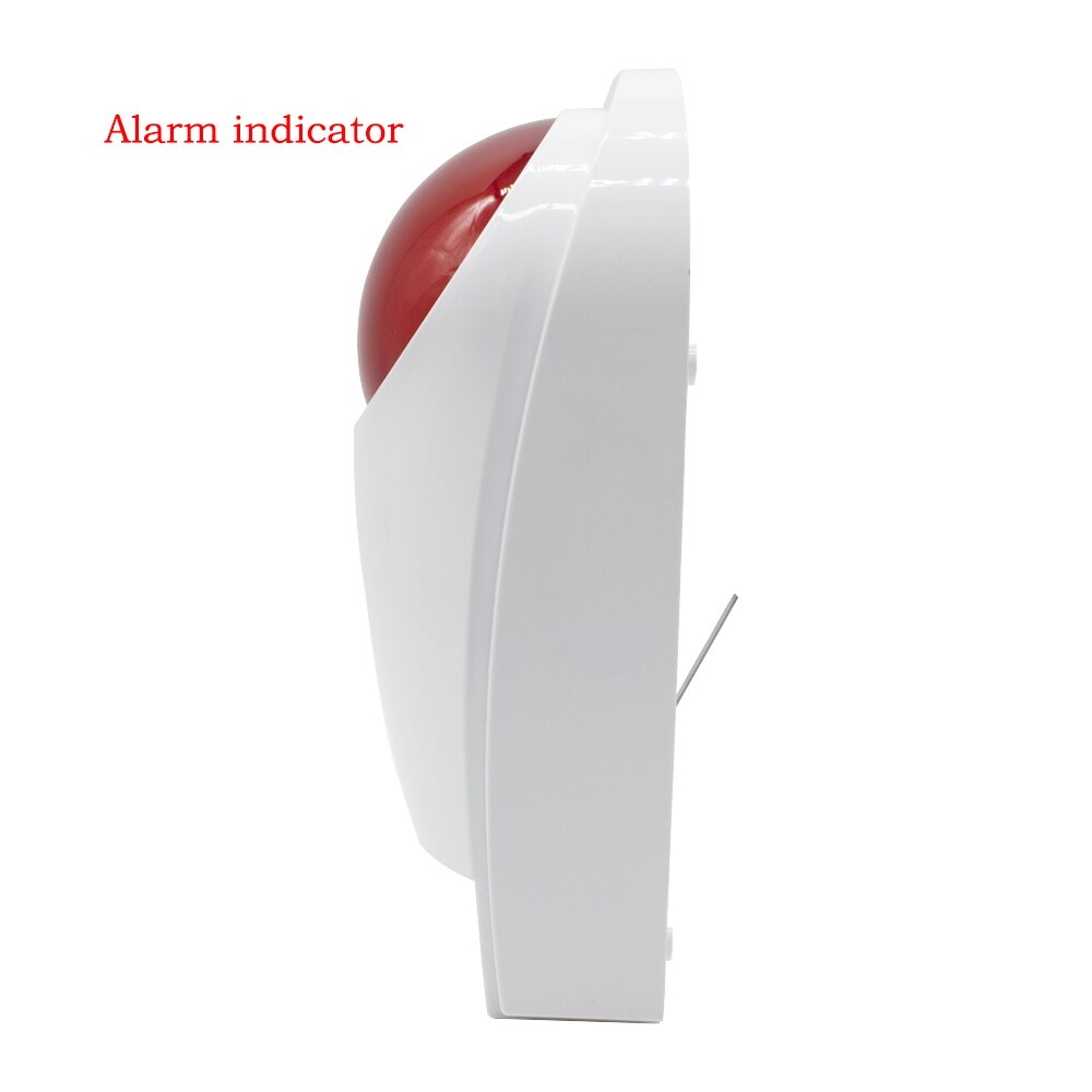 CW31 Wireless Outdoor Waterproof Strobe Siren 130db Home Security Alarm Work With RF 433MHz Compatible The Host Burglar System