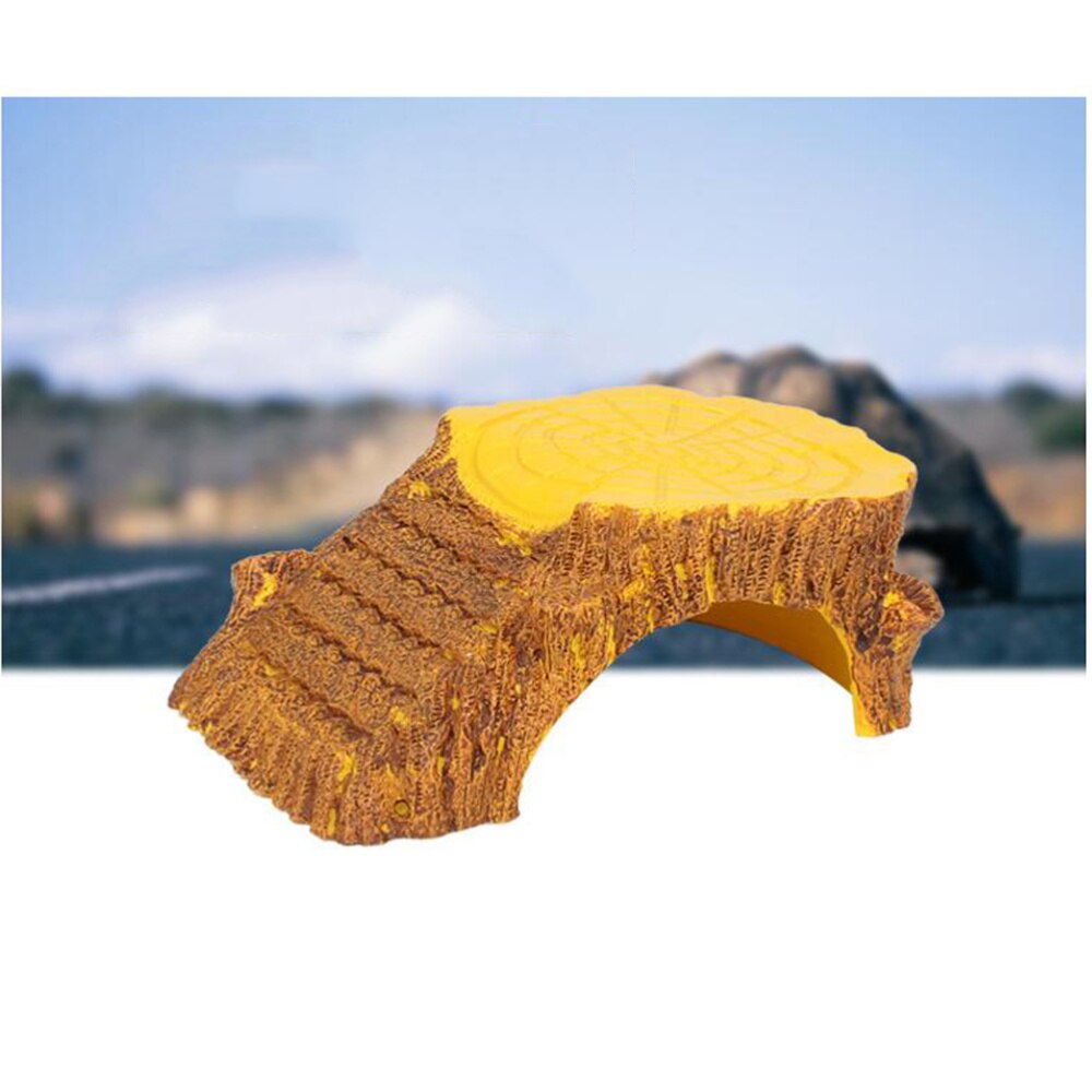 1 Pc Artificial Terrace Fish Tank Hiding Cave Habitat Imitation Platform for Turtle