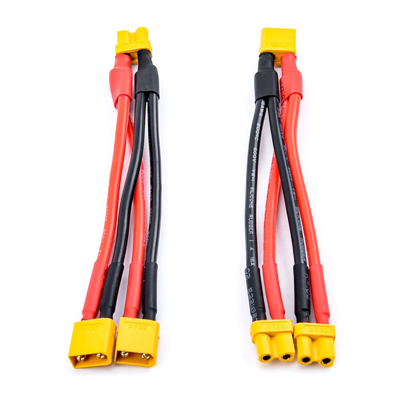 Vergaren XT30 XT-30 Vrouwelijke/Mannelijke Parallelle Kabel Draad Y Lood 18AWG 10 Cm Batterij Oplader Kabel