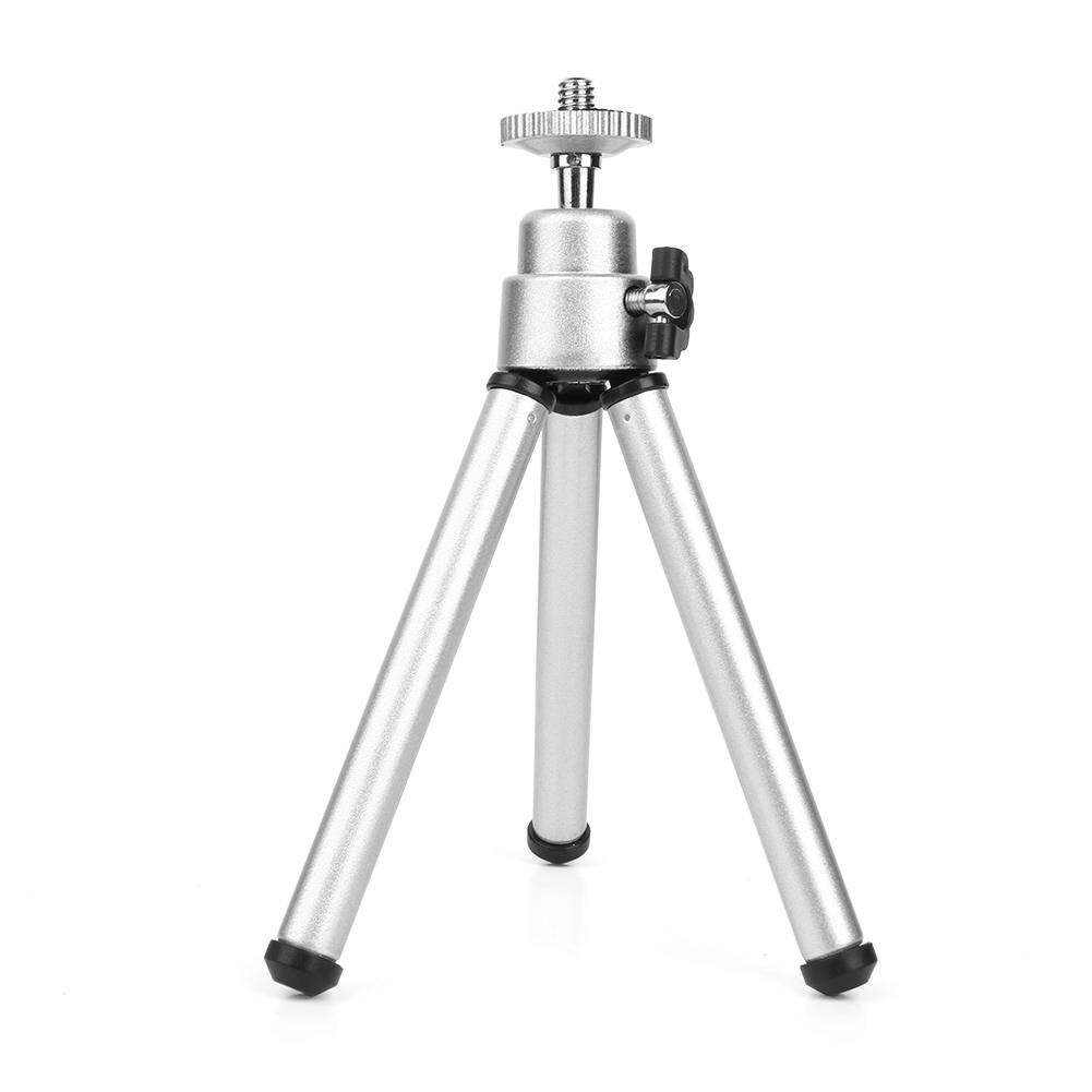 Aluminum Telescopic Mini Camera Tripod Holder Monopod for Phone Desktop