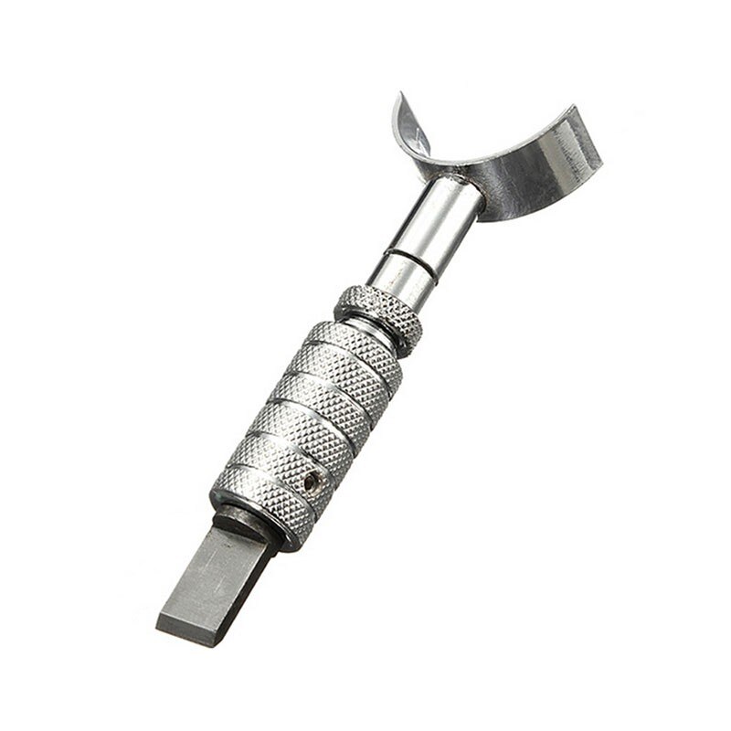 1Pc Revolve Leathercraft Graver DIY Handgemaakte Lederen Gereedschap Roterende Vleesmes Met Blade Nieuw