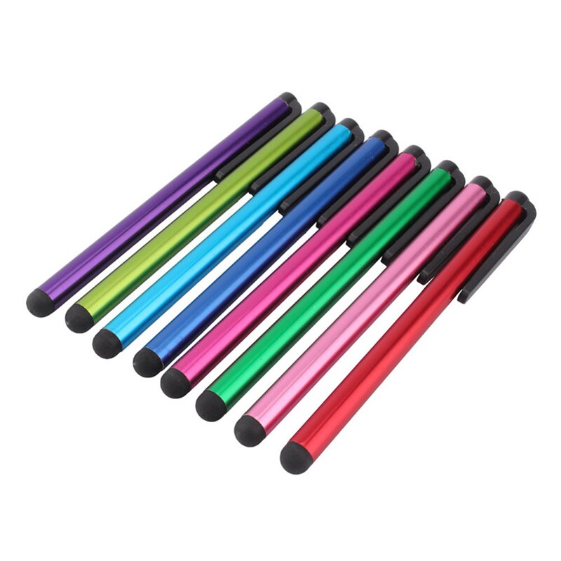 Nova tela de toque capacitivo caneta stylus para iphone ipad ipod touch terno para o telefone inteligente universal tablet caneta toque colorido