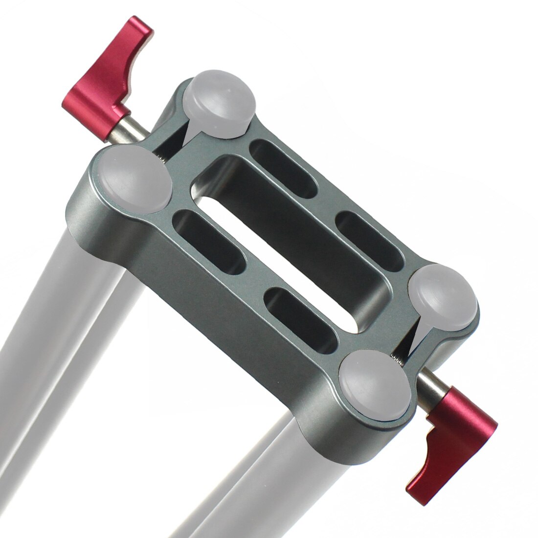 Verstelbare hoogteverhoger 4 gaten 15mm staafklemmen 30mm hoog voor 15mm rails railblok ondersteuningssysteem camera kooi verlengde connector