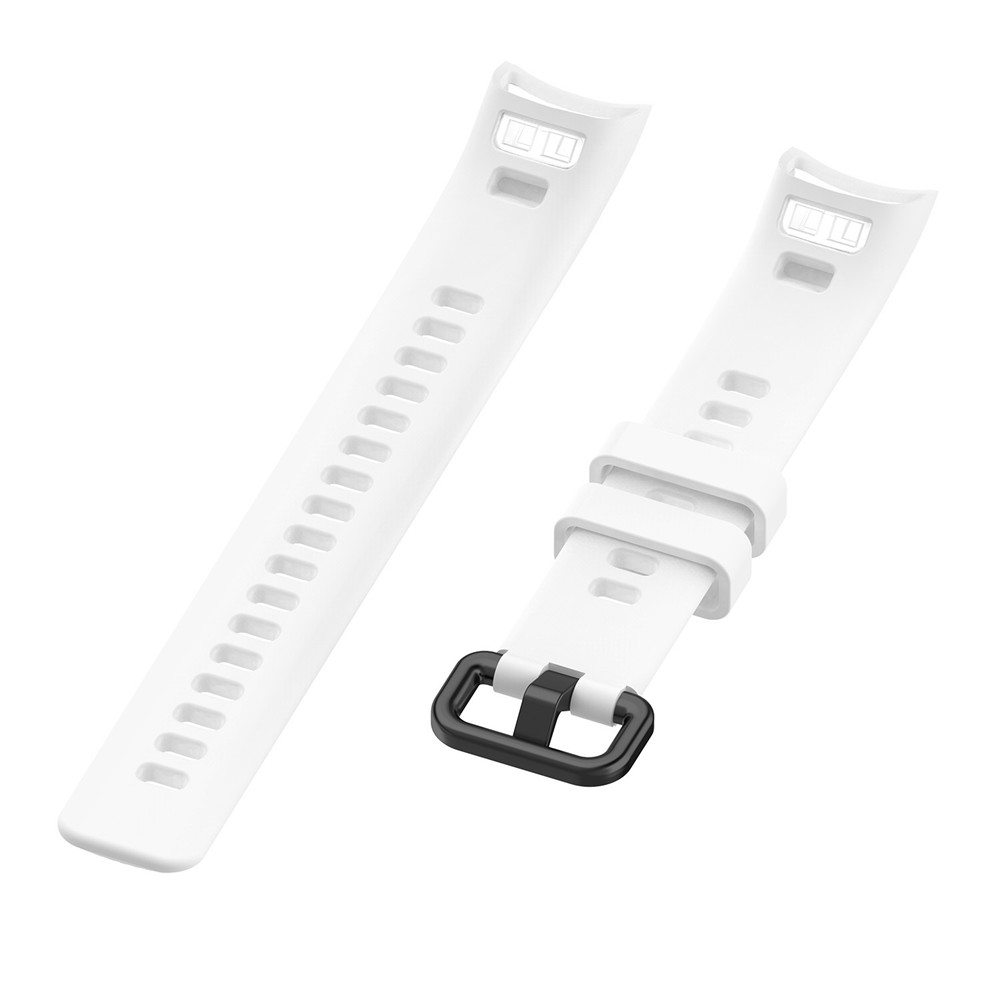 Siliconen bandje voor honor band 5 4 armband polsbandje: Wit