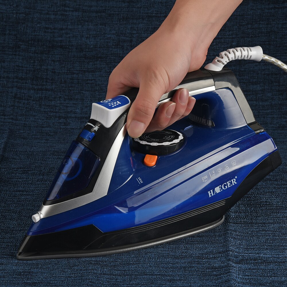 Electric Steam Iron Adjustable Ceramic soleplate iron For Clothes Multifunction