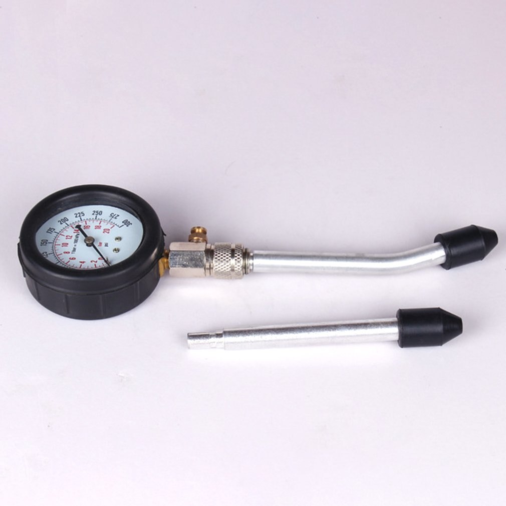 Gasoline Engine Compression Tester Auto Petrol Gas Engine Cylinder Automobile Pressure Gauge Tester Automotive Test Kit