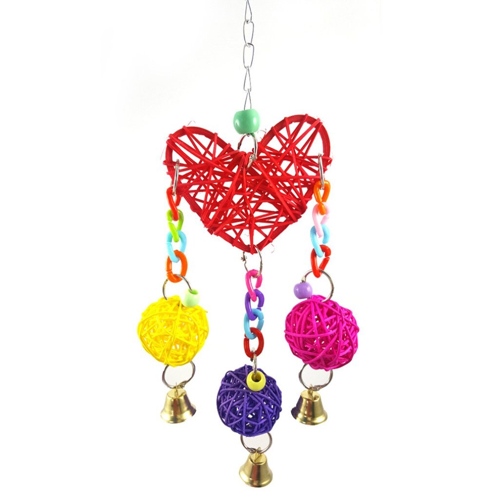 Parrot Swing Parrot Biting Toy Ladder Bird Parrot Toy Portable Bird Pet Supplies Bird Cage Accessories: Type1