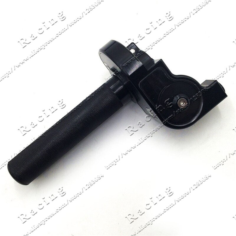 22mm Manubrio CNC Valvola A Farfalla in Alluminio presa Rapido twister Accontentarsi di CRF50 70 110 IRBIS 125 250 sporco fossa bicicletta moto motocross: nero