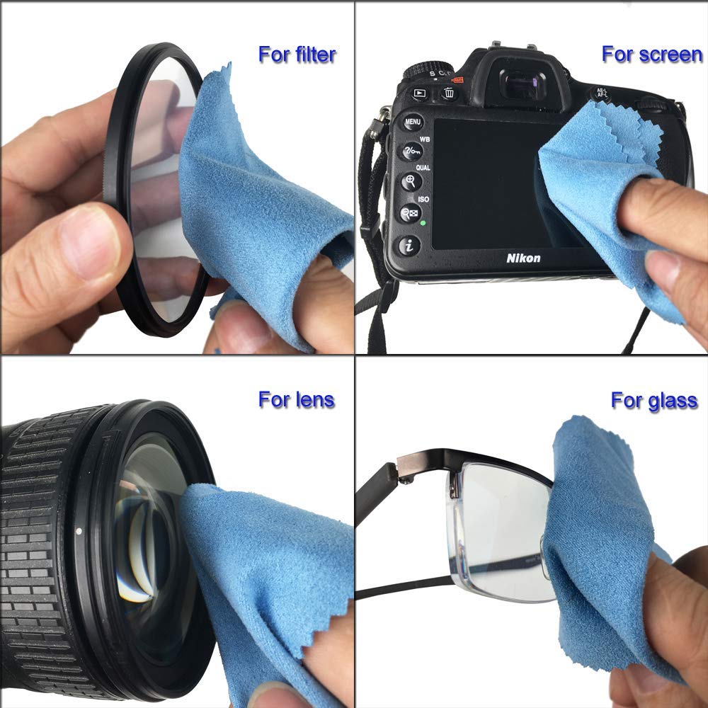 Soft Micro Camera Cleaning Cloth for Cleaning Glasses,Camera Lenses,Pad,Smartphones,LCD Screens and Other Delicate Surface