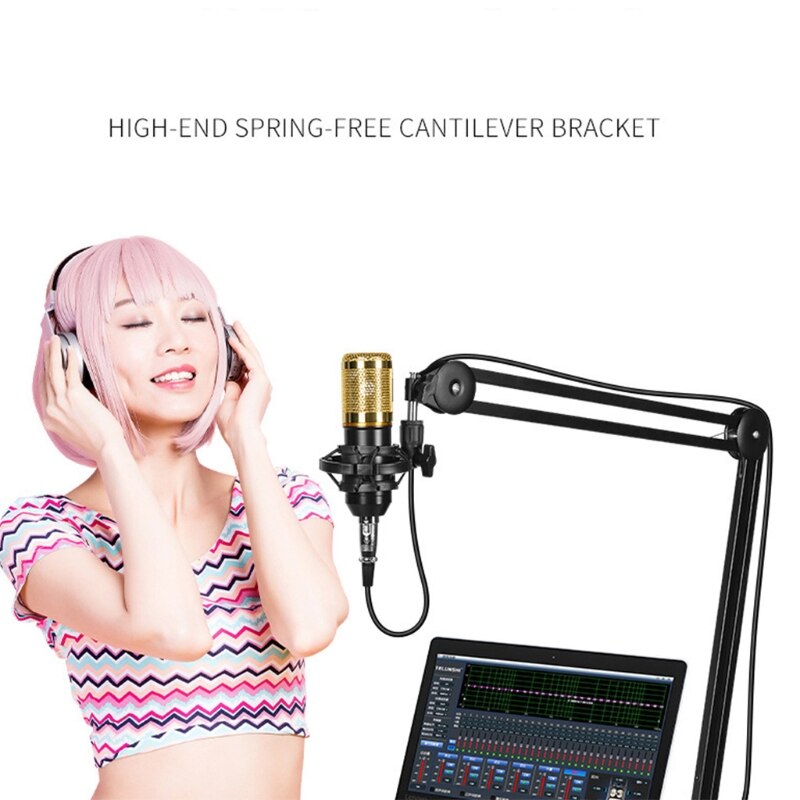 Support de bras de Microphone pour boule de neige bleue, support de micro, Clip réglable, support de bras de ciseaux pour boule de neige bleue, boule de neige bleue