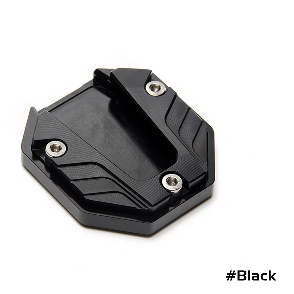 Motorfietsen Kickstand Extender Voet Zijstandaard Verlengstuk Voetsteun Plaat Anti-Slip Basis Motorfiets Accessoires: Army Green