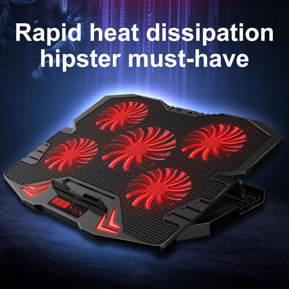 Comfort Angle Lightweight Quiet Laptop Cooling Pad for Notebook