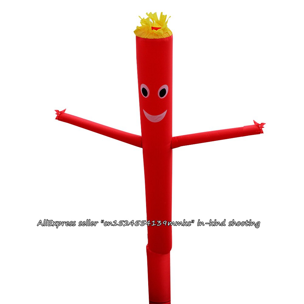 Air Dancer Sky Dancer Inflatable Tube Sky Puppet Man Puppet 20FT 6M for 45CM Blower Red