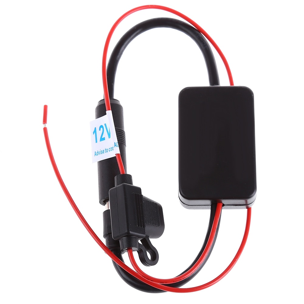 DC 12V Ant - 208 Radio FM Antenna Signal Amplifier Booster for Marine Car Boat RV