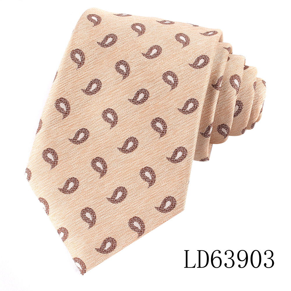 Maillard Coffee Color Ties For Men Women Floral Stripe Neck Tie For Wedding Business Classic Brown Color Neckties Men's Neck Tie: green
