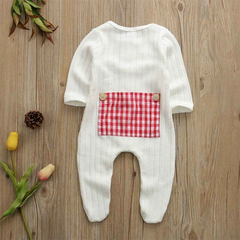 Baby Kleding 0-9M Baby Jongens Meisjes Kid Gebreide Footies Pasgeboren Katoenen Kleding Peuter Lange Mouw Jumpsuit Baby herfst Winter