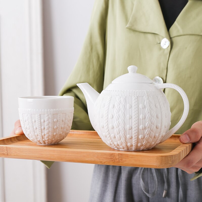 JIA GUI LUO Ceramic Tea Set Kung Fu Tea Set Tea Pot and Cup Set Teapots Cups Tea Tray Tea Set Teaware J011