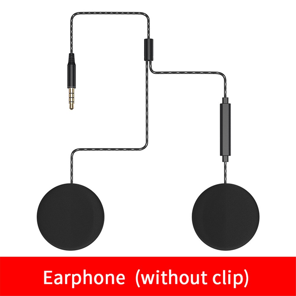 3.5Mm Plug Motorhelm Headset Stereo Helm Oortelefoon Dual Speakers Gevlochten Oordopjes Platte Hoofdband Koptelefoon: 3.5mm AUX Earphone