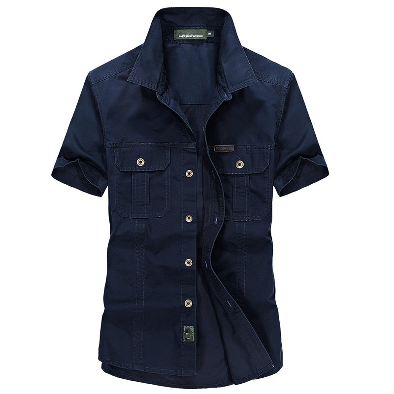 5XL Men Outdoor Summer Short Sleeve Shirt Plus Size Hiking Climbing Breathable Loose Shirts Trekking Fishing Sports Shirts: Black / 4XL