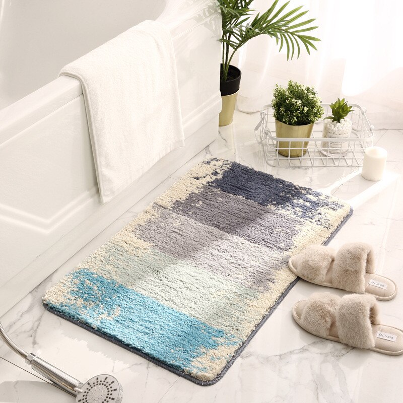 offre spéciale flocage maison porte tapis antidérapant ménage salle de bain salle de bain confortable bain Paddoor absorbant tapis porte tapis: 1 / 60x90cm
