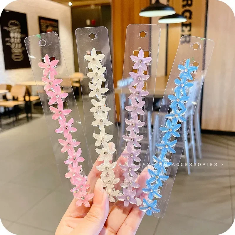 10PCS Flower Princess Girls Lovely Hair Buckle Hairpins Children Headwear Hairgrip Hair Clips Hair Accessories