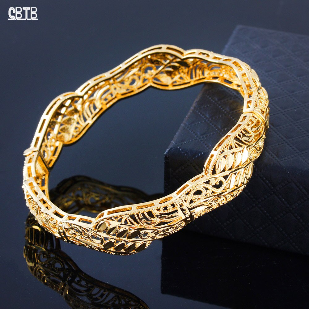 Dubai India Afrika Gouden Moslim Vrouwen Turkse Armband Golden Plaid Armband Armband Meisje Handgemaakte Sieraden Arabische