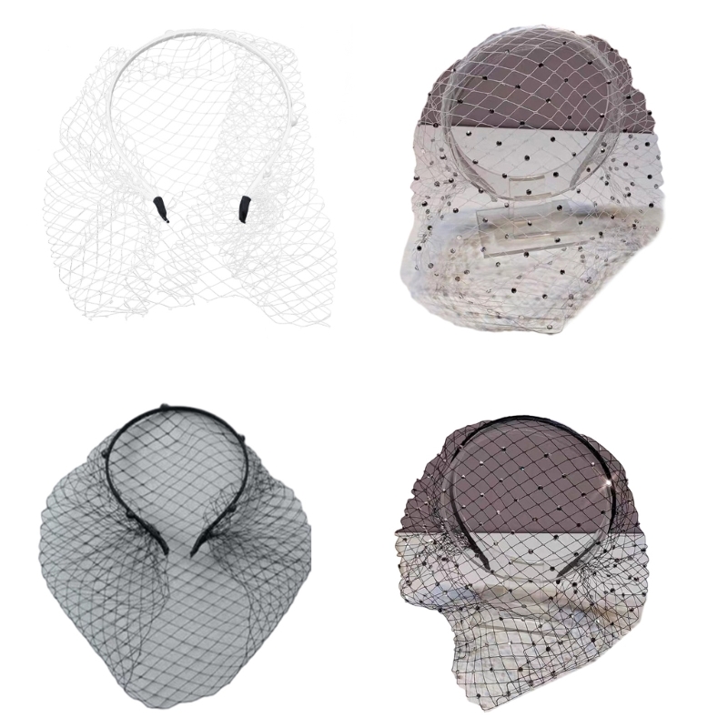 Tandillas velo malla para lavar cara o faciales, diademas cuidado piel, diademas diadema diadema