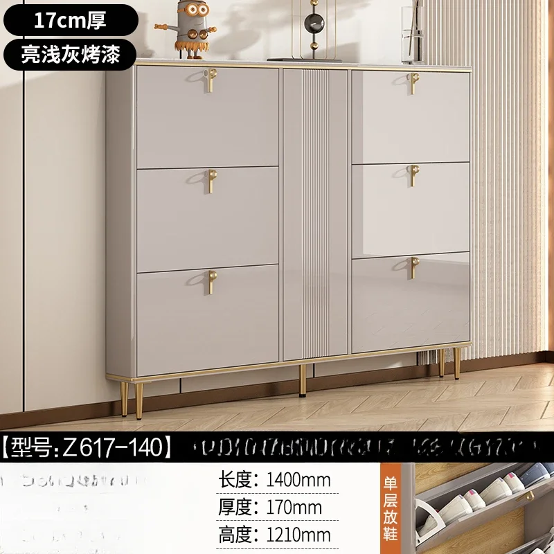 Rom skoskap organizer tre smal oppbevaring skohylle plassbesparende display arredamento bibliotekmøbler