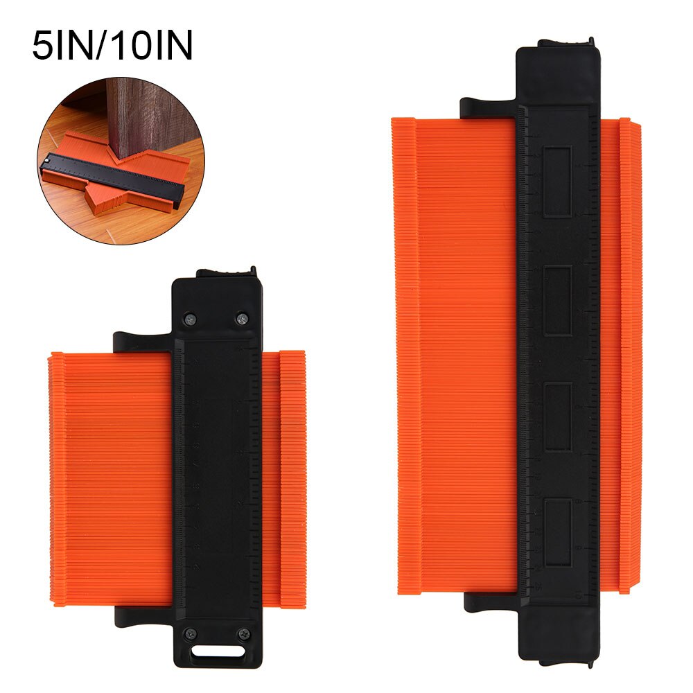 Lock Wider Contour Gauge Profile Tool Alloy Edge Shaping Wood Measure Ruler Laminate Tiles Meethulp Gauge Wood Marking Tool