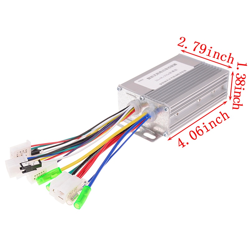 1 sztuk bezszczotkowy sterownik silnika DC elektryczny wioślarz e-rower skuter 36V/48V 350W DC