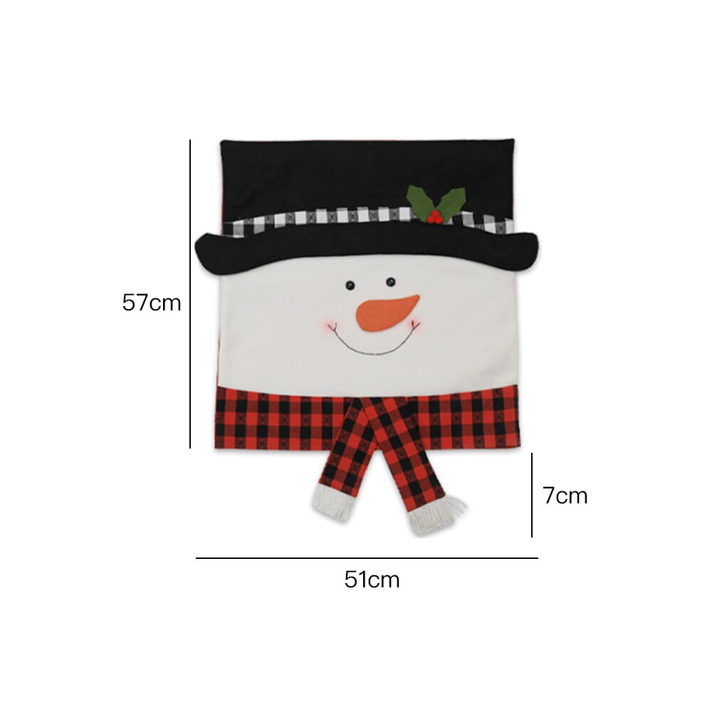 Santa Hat Chair Covers Christmas Decor Dinner Chair Xmas Cap Sets Dinner Table Hat Chair Back Covers For Home