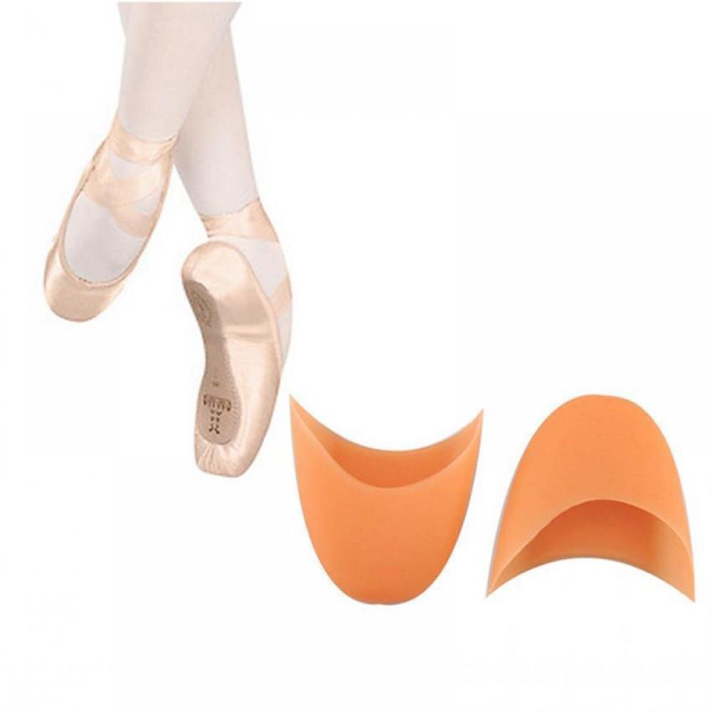 1pairs Foot Care Silicone Soft Ballet Pointe Dance Shoes Pads Dancing Toe Protector Shock Absorbing Gel Shoe Inserts Women
