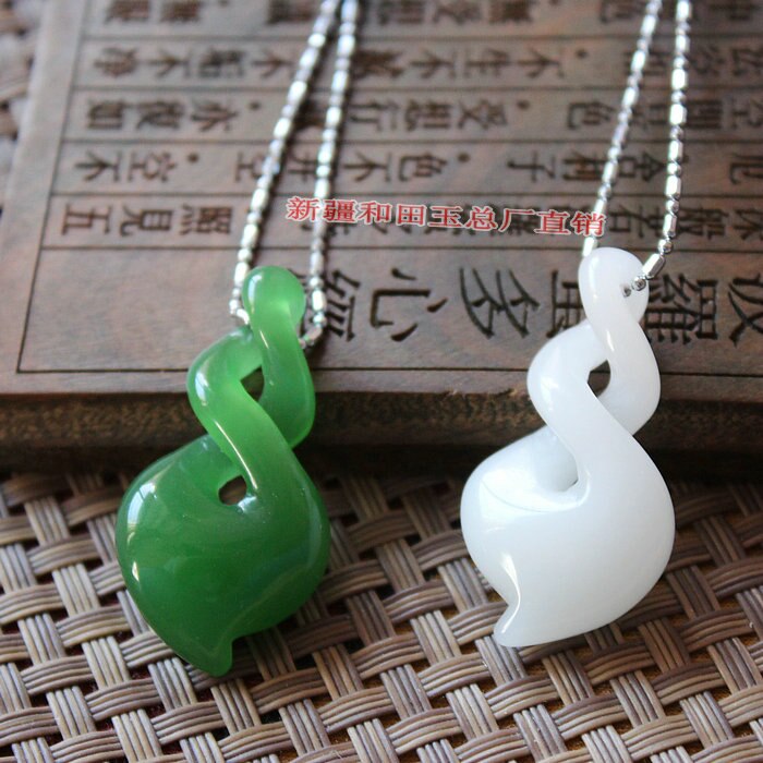 3 arten Grünen Nephrit Zwei Mal Twist Nephrit Maori Stil Symbol Von Schutz Grün Anhänger