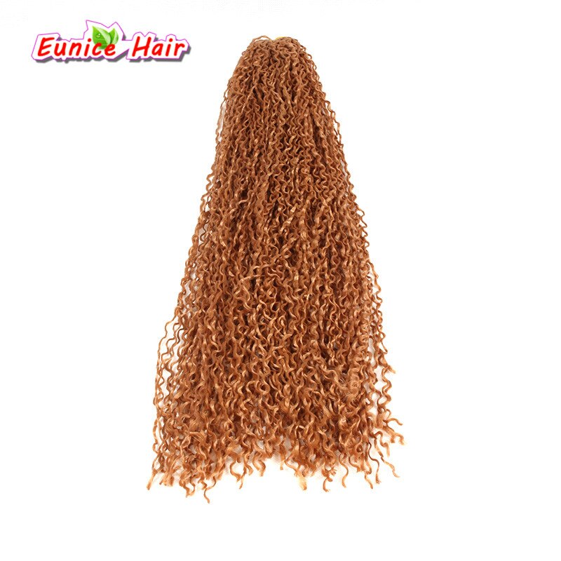 24 ''Zizi curl trenza de cabello mejor extensión de cabello sintético micro zizi de cabello libre onda de agua profunda rizado mechones de cabello