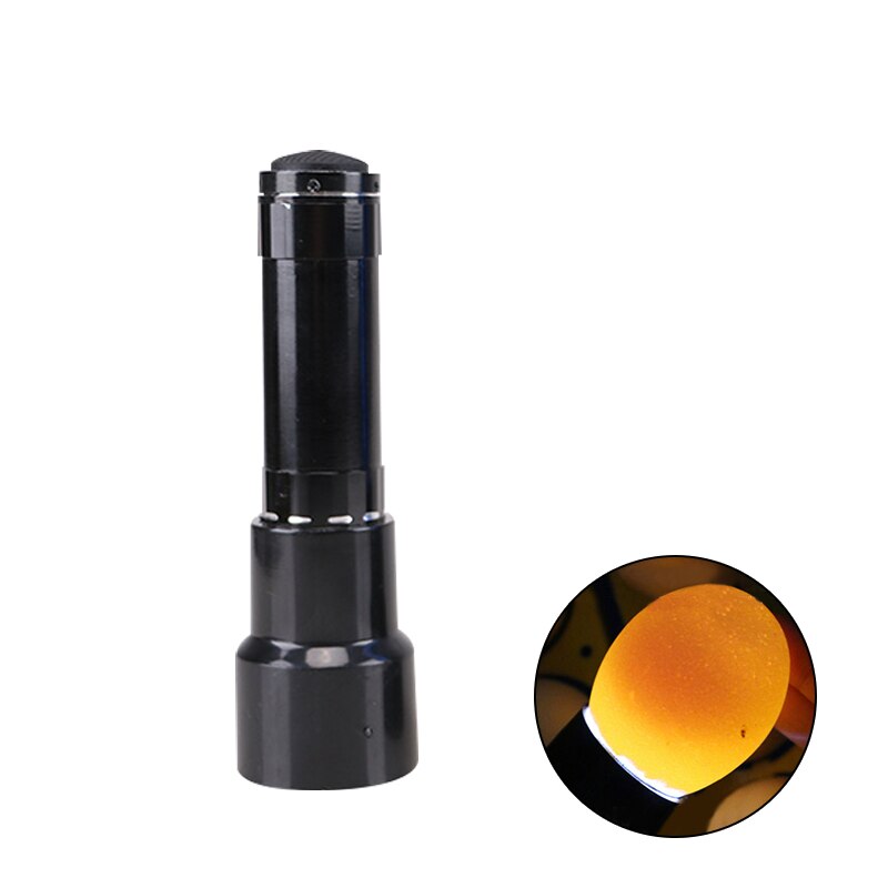 Incubadora, probador de huevos, linterna de prueba de huevos, lámpara LED de 9 para huevos, equipo de incubación en frío, herramienta de incubación de aves: black