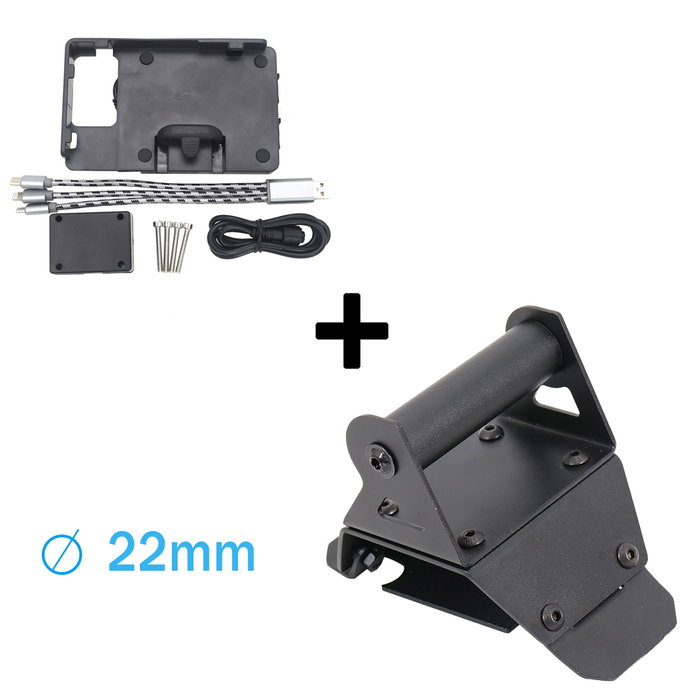 Motorcycle GPS mount navigation bracket mobile phone bracket For Honda FORZA 350 FORZA350 Forza 350 Forza350 Accessories: Blue