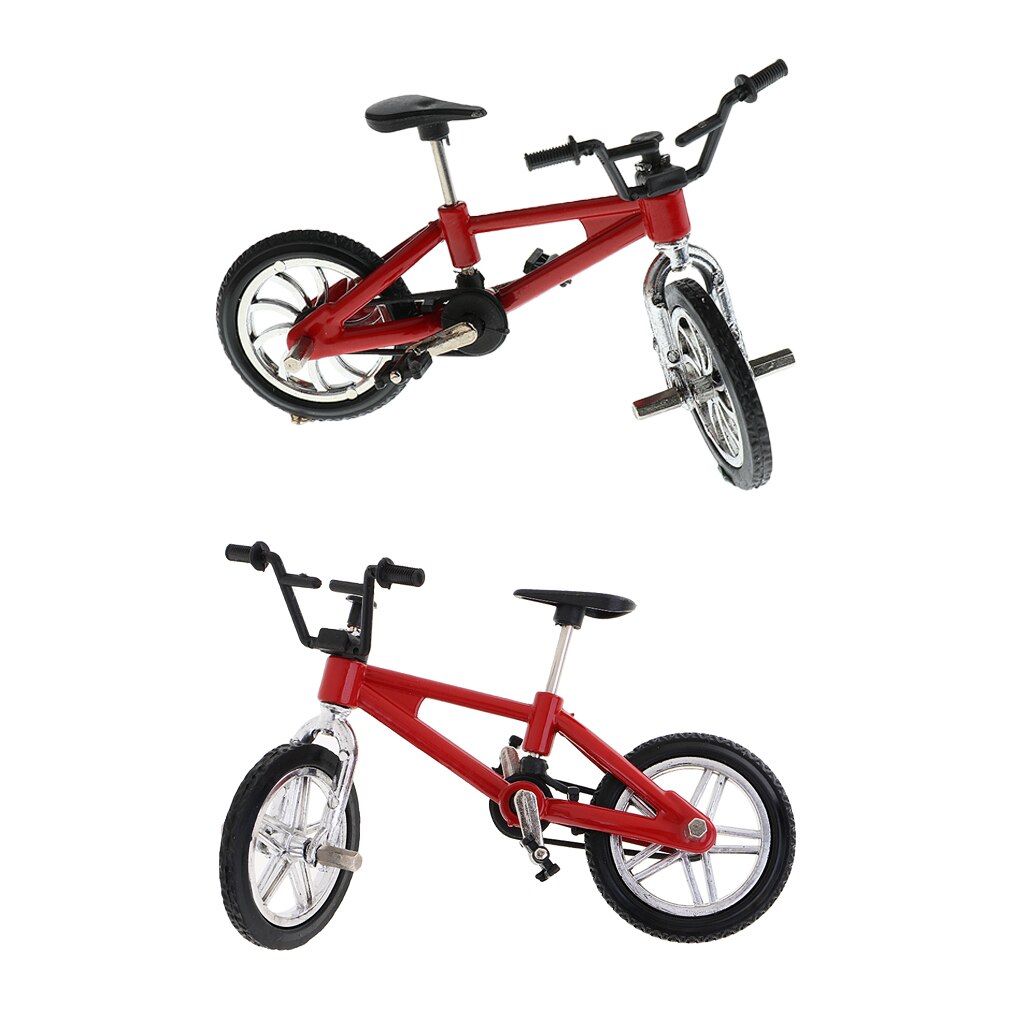 Bicicleta de Montaña de juguete en miniatura para niños, juguete de Metal coleccionable, genial, decoración de mesa de escritorio para el hogar