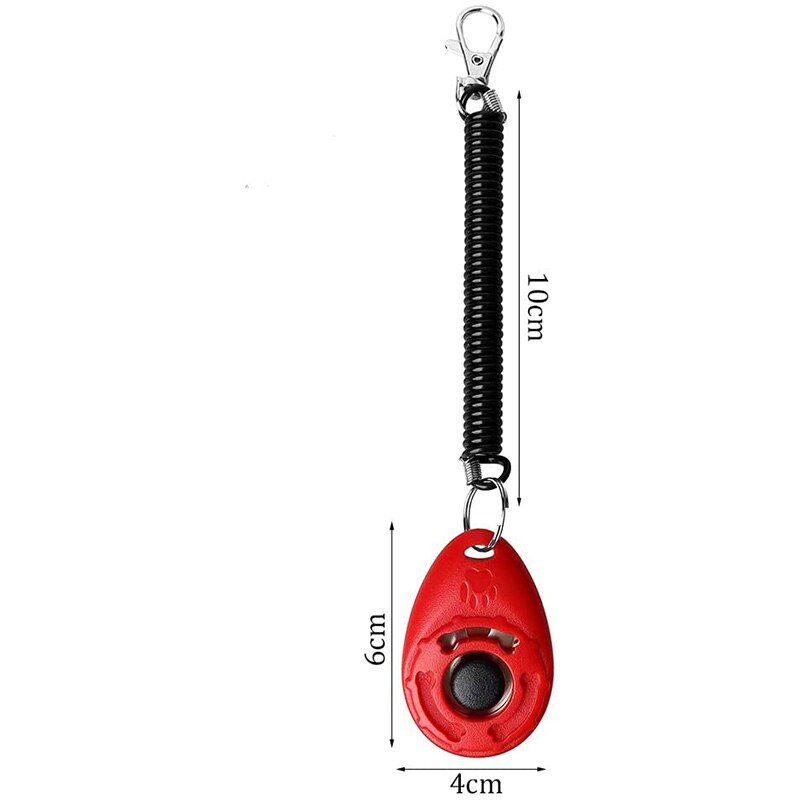 Clicker de entrenamiento para perros, con correa para la muñeca, para cachorros, gatos, aves, caballos y animales