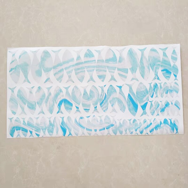 60Pcs Set Under The Sea Fish Waterproof Vinyl Decal Tiles Wall Stickers For Bathroom Kitchen Home Decor