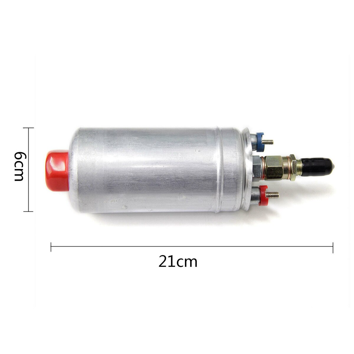 300LPH External Fuel Pump High Pressure Electric Fuel Injection Pump with Installation Accessories for 0580 254 044