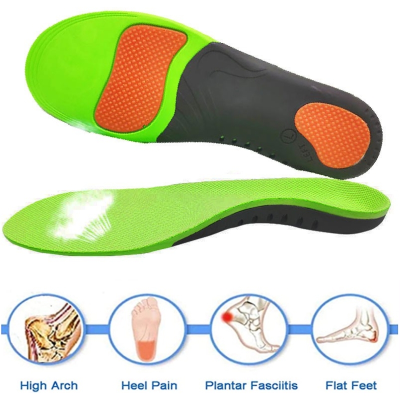 EVA Orthopädische Schuhe Sohle Einlegesohlen Für Füße Bogen Fuß Pad X/O Typ Bein Plattfuß Elastische Stoßdämpfung Bequeme Einlegesohlen