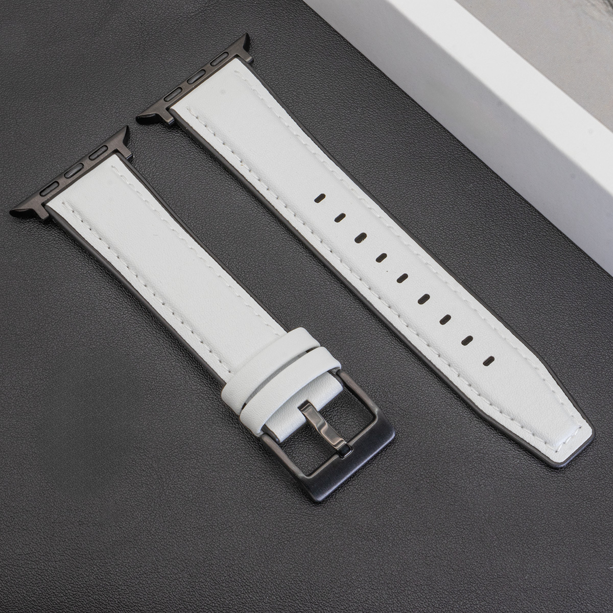 Lederen band voor Apple Watch Band Ultra 2 49 mm 10 9 8 7 46 45 41 mm voor IWatch-serie 6SE 5 4 44 mm 40 mm Correa