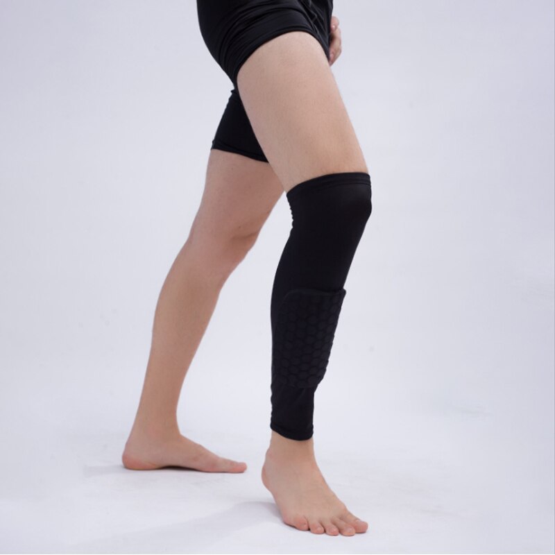 MTATMT 1Pcs Leg Support Pads Honeycomb Compression Calf Sleeve Protector Gear Knee Pads Crashproof Antislip