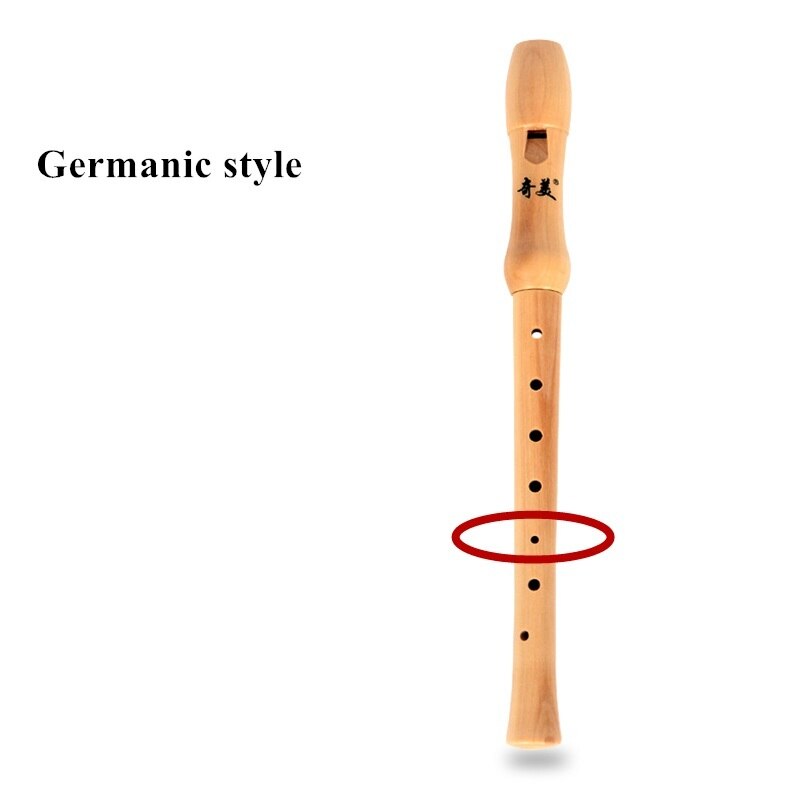 Wooden Recorder Soprano 8 hole Germanic/Baroque Vertical Clarinet Flute Chinese Vertical Flauta Wood wind Musical Instrument