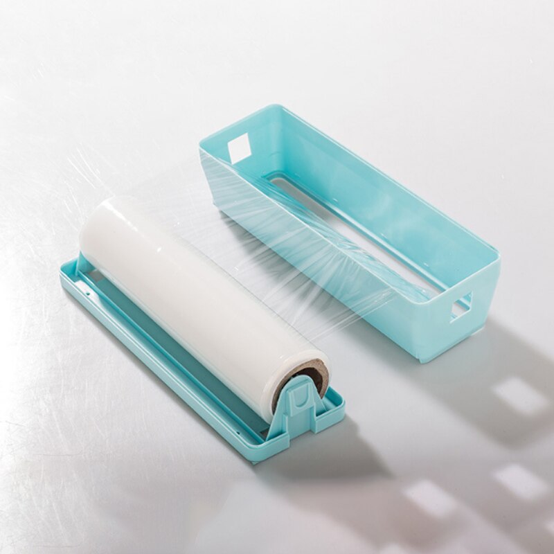 Wall-mounted Food Plastic Cling Wrap Dispenser Preservative Film Cutter Kitchen Tool Accessories Cooking Tools