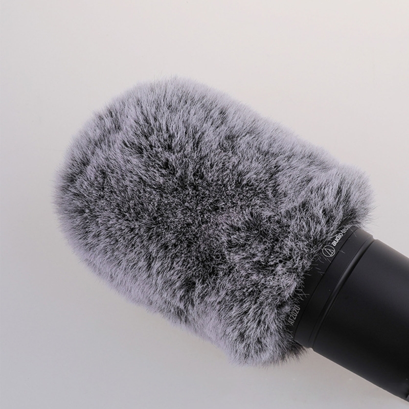 Microphone Furry Windscreen Muff Microphone Wind Cover Fuzzy Microphone Cover Fuzzy Microphone Filters for AT2020