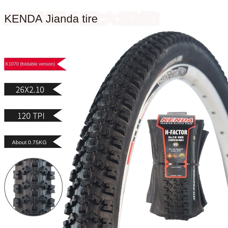 KENDA K192 MTB Bicycle Tyre 26x1.25/26x1.5/26x1.75/26x1.95/26x2.125 /26x1-38mm Kenda 26er All Size MTB Tyre Mountain Bike Tires: K1070 26 X 2.1