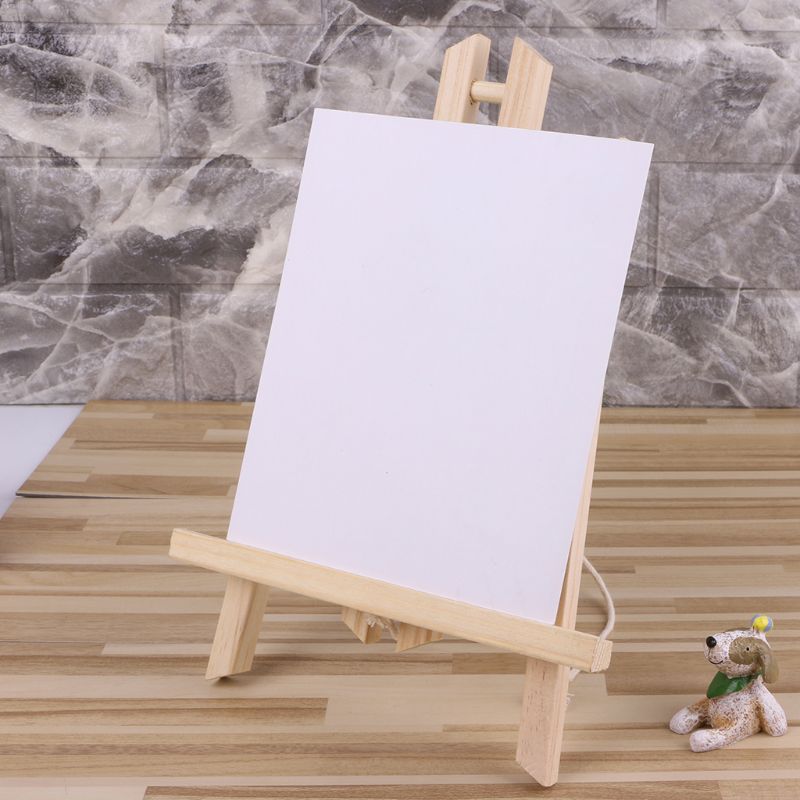 Wood Easel Advertisement Exhibition Display Shelf Holder Studio Painting Stand