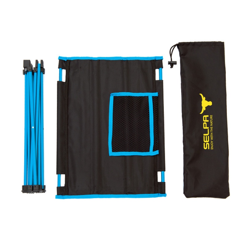 Udendørs klapbord lys transportabel grill picnic bord fiskeri camping computer skrivebord grill bord